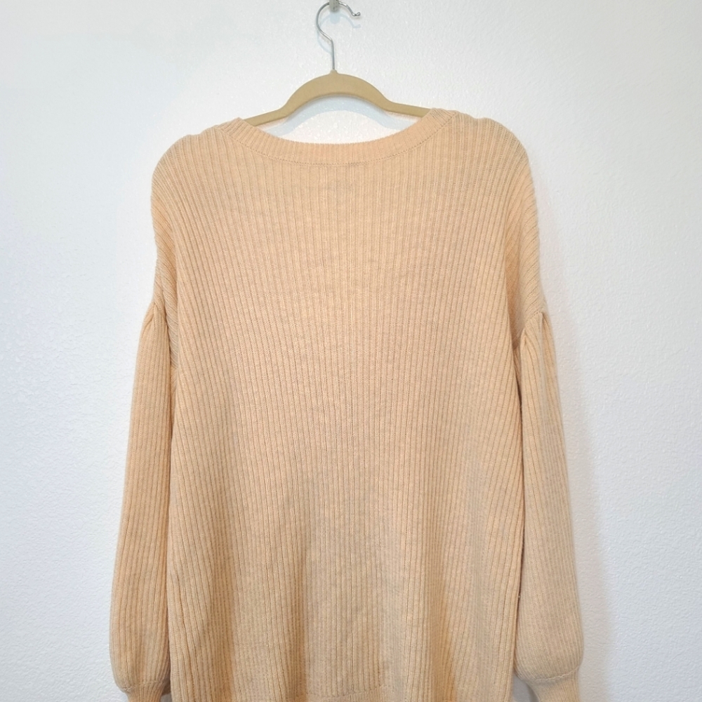 Revolve Song Of Style Vienna Button Front Ribbed Wool Knit Cardigan in I… - Picture 14 of 16